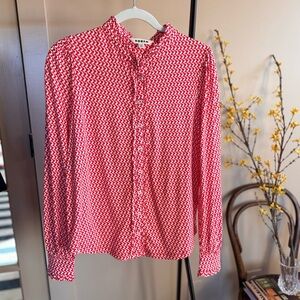 Boden Patterned Blouse Top